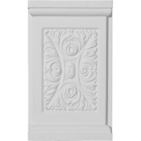 DWELLINGDESIGNS 5.25 In. W X 8.62 In. H X 1.25 In. P Architectural Medway Plinth Block DW287503